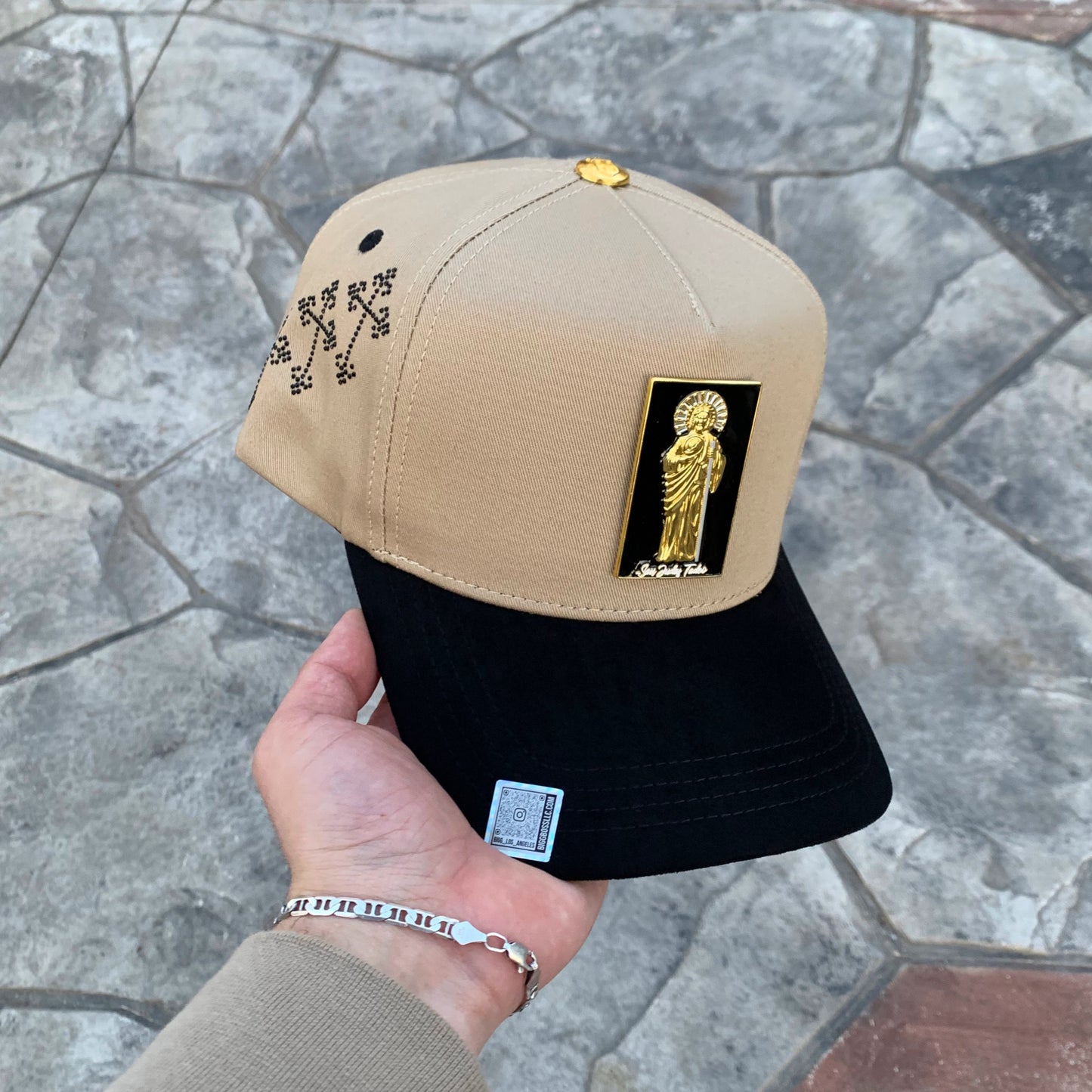 San Judas Placa Beige