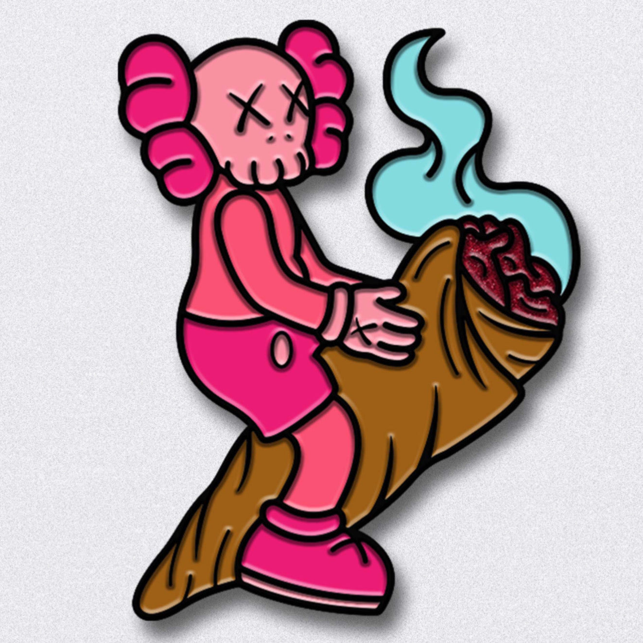 KAWS NUBES PINK