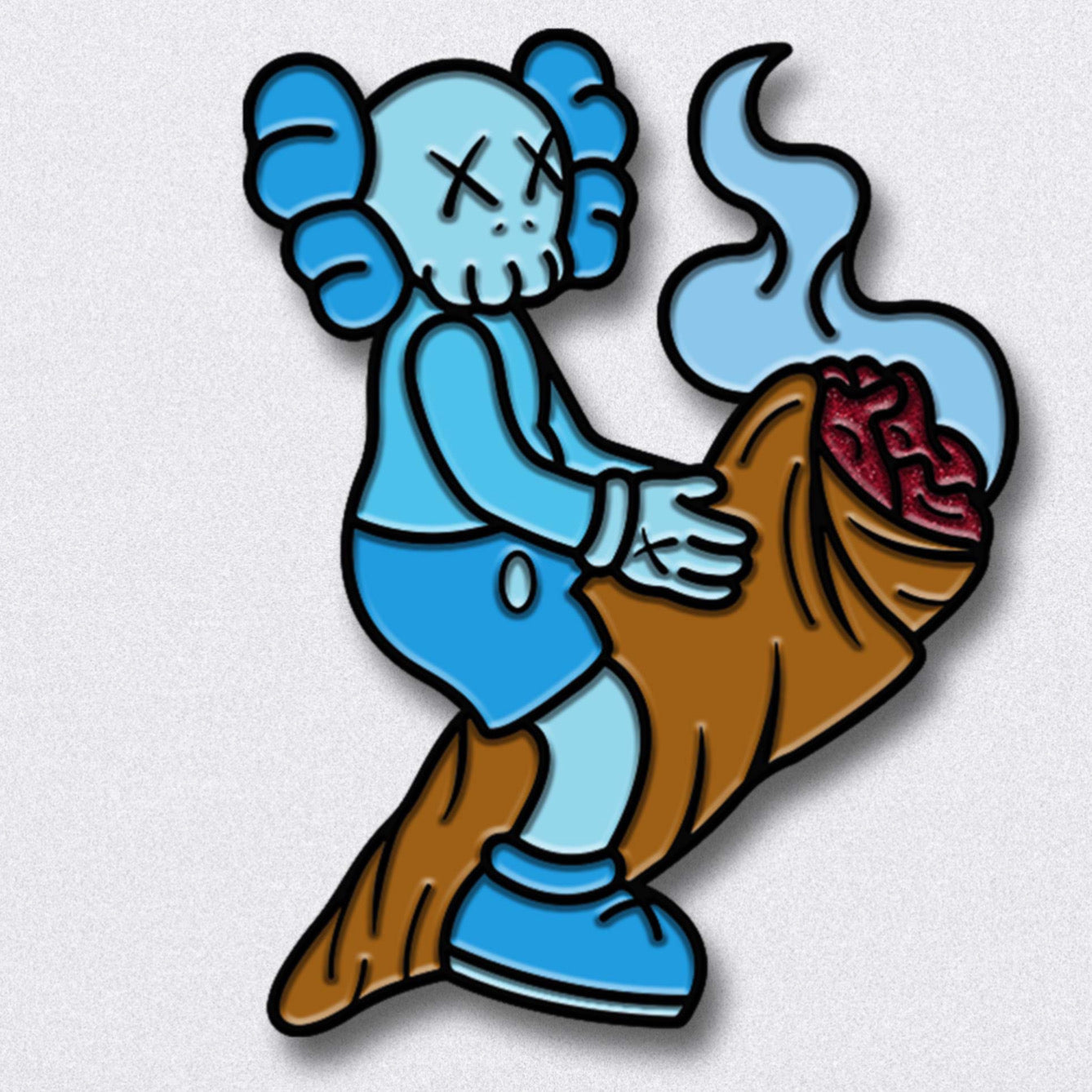 KAWS NUBES BLUE – Droval