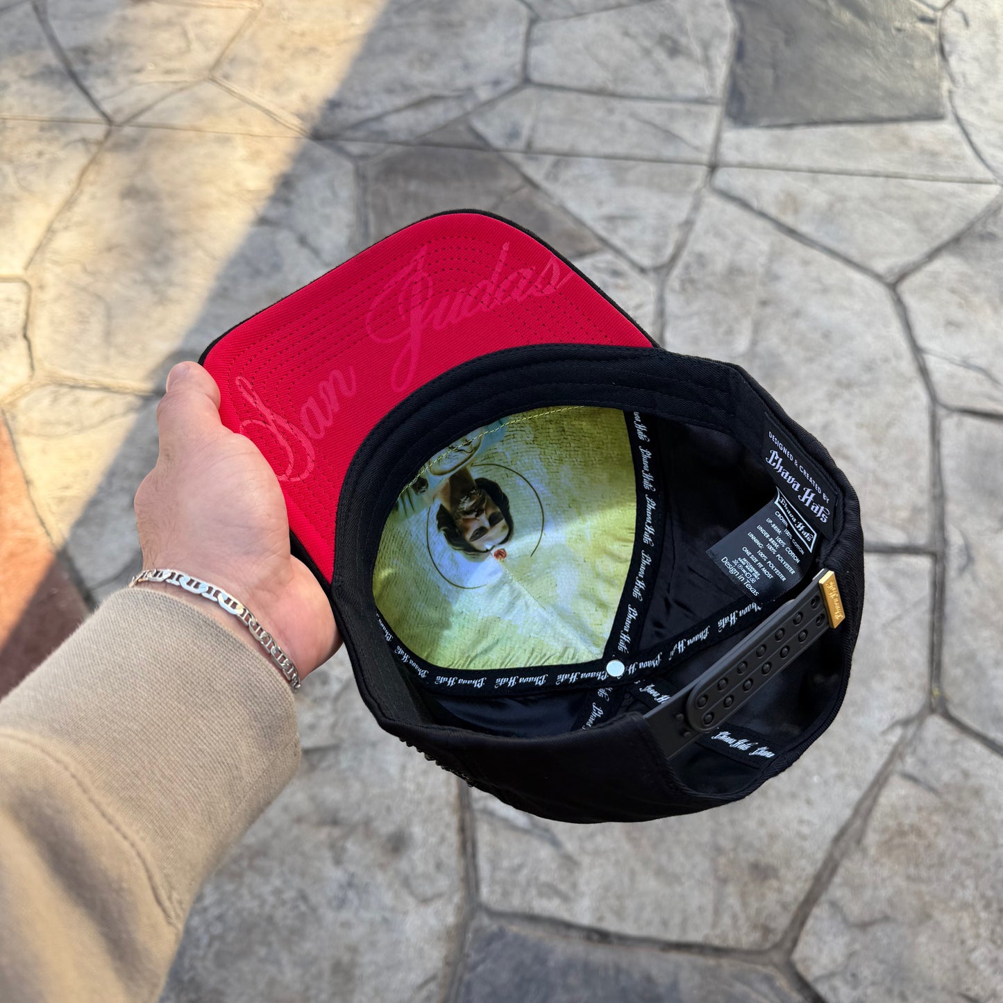 San Judas Placa Black - Chava Hats