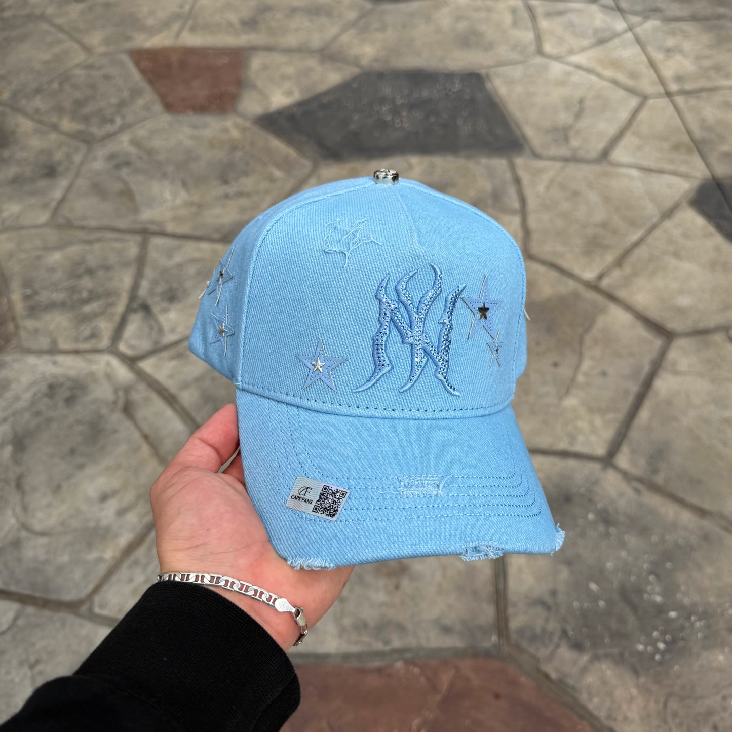 N CAPS FANS STAR BLUE