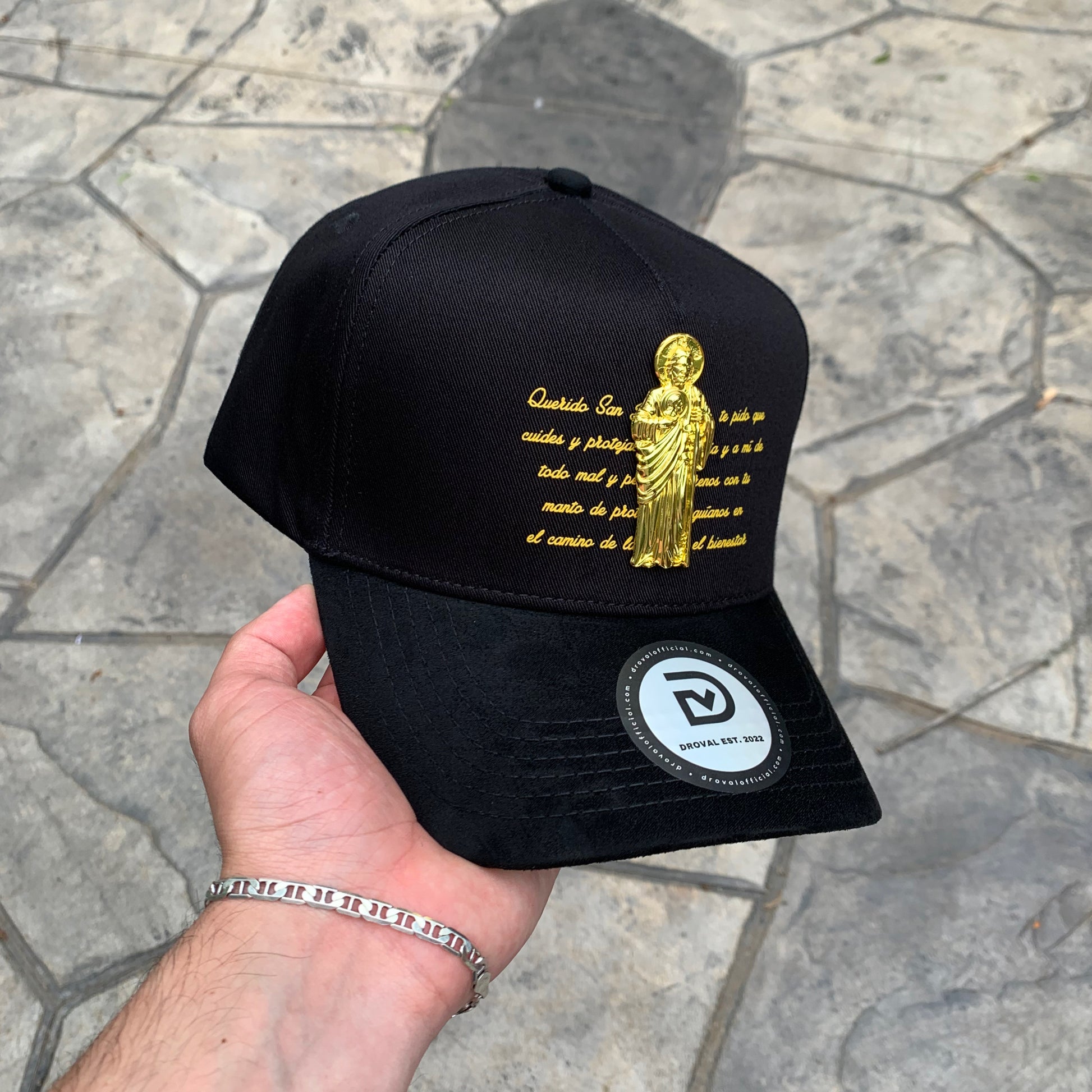 San Judas Pin 3D Black – Droval