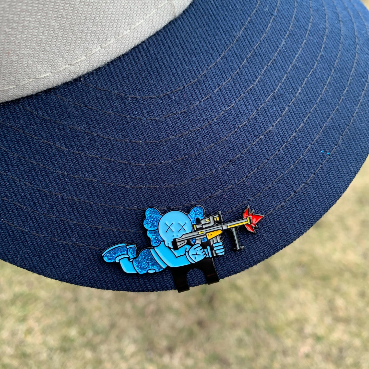 Kaws Sniper Blue Hat Clip