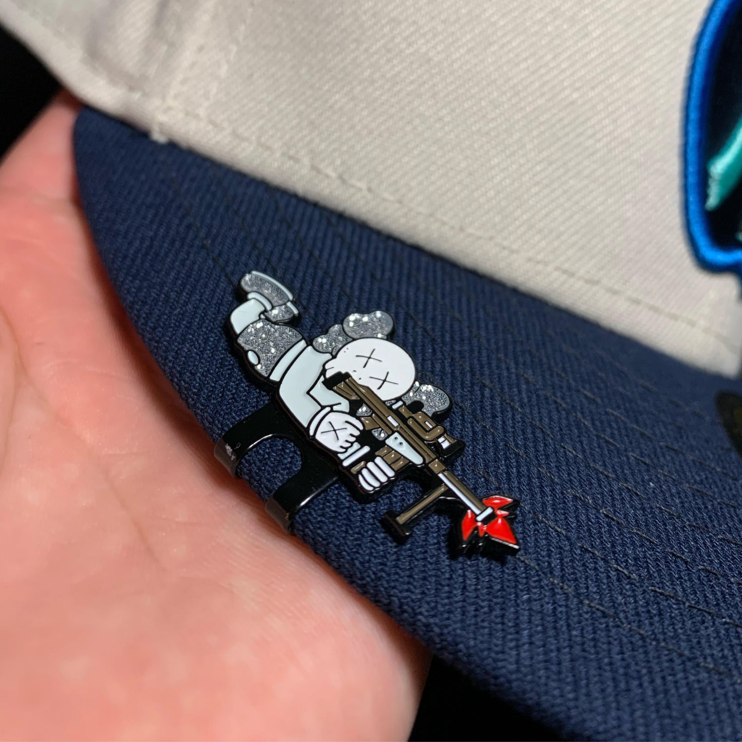 Kaws Sniper Silver Hat Clip